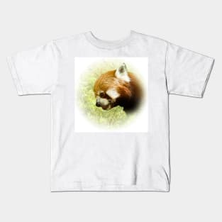 Red panda Kids T-Shirt